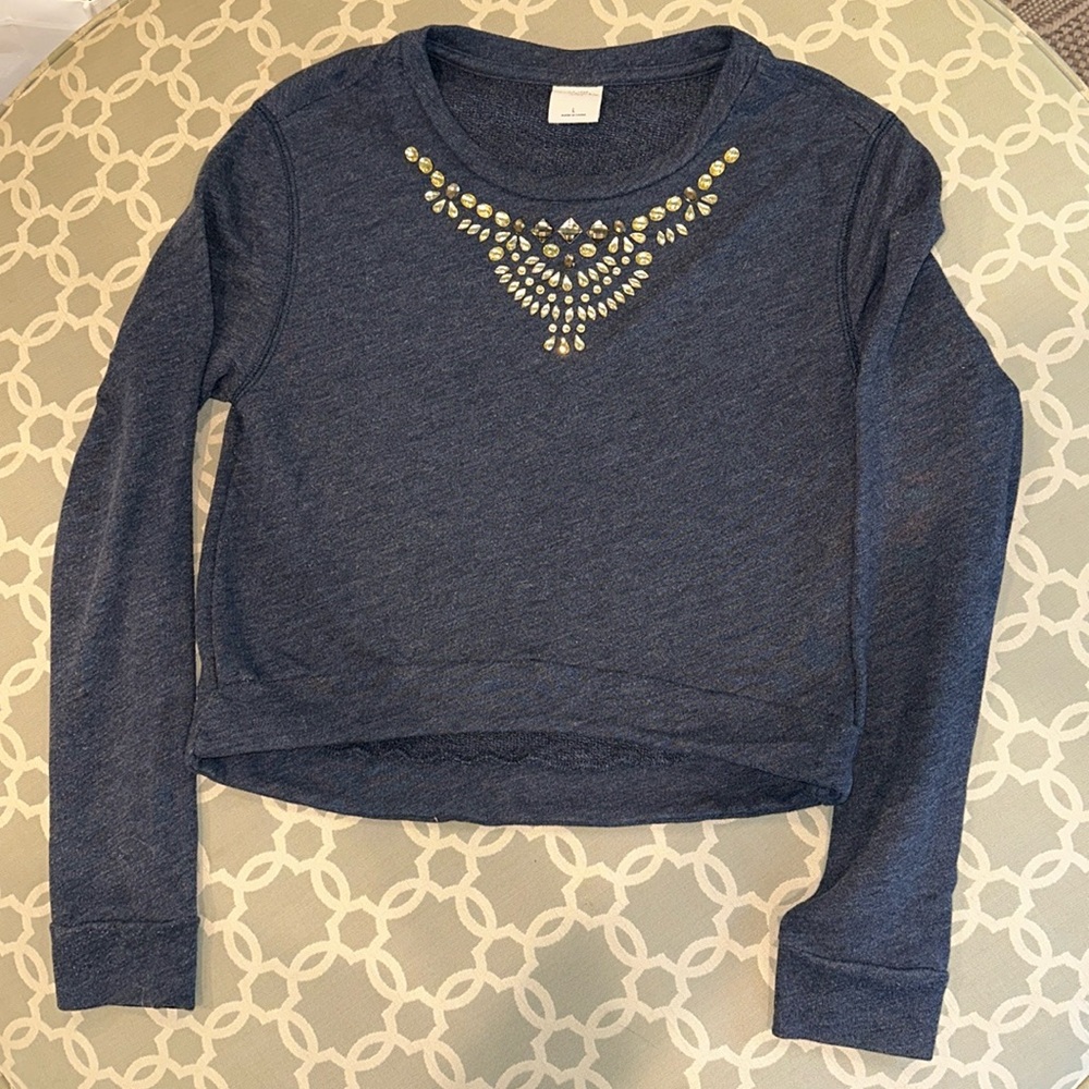 Abercrombie Kids Bedazzled Sweatshirt (EUC)